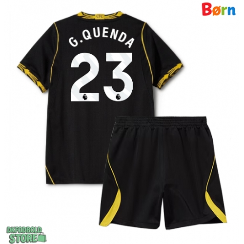 Chelsea Geovany Quenda #23 Replika Babytøj Udebanesæt Børn 2026-27 Kortærmet (+ Korte bukser)